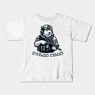 Tactical Polar Bear Kids T-Shirt